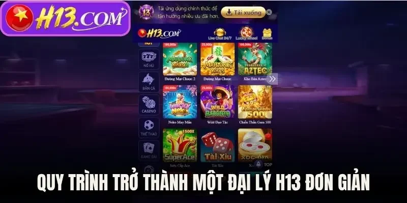 Quy trình trở thành một đại lý H13 đơn giản