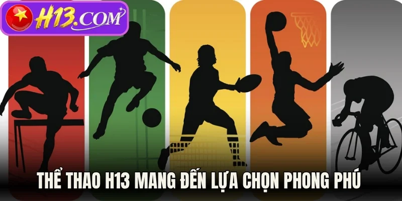 Thể thao H13 mang đến lựa chọn phong phú 